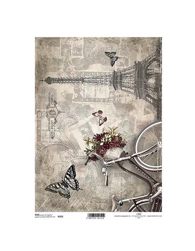 Ριζόχαρτο "Paris" 21x29εκ.   (ITD-R725)
