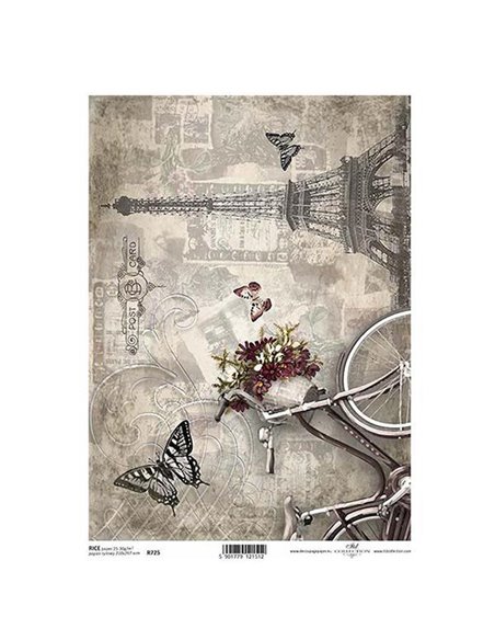 Ριζόχαρτο "Paris" 21x29εκ.   (ITD-R725)