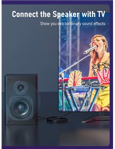 CABLETIME καλώδιο Toslink CT-AV380, gold plated, OD 4.0mm, 2m, μαύρο