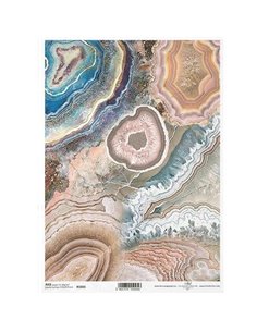Ριζόχαρτο "precious stones" 21x29.7εκ.   (ITD-R1665)