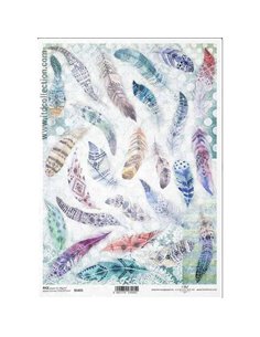 Ριζόχαρτο "Colored pens" 21x29εκ.   (ITD-R1415)