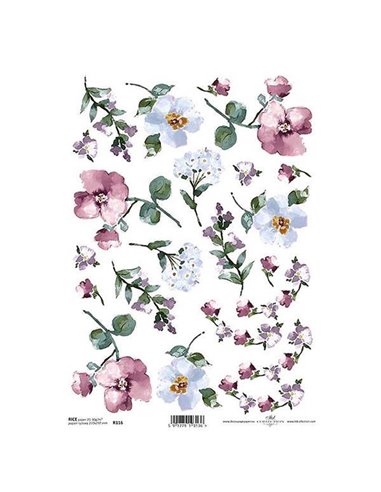 Ριζόχαρτο "cherry" 21x29εκ.   (ITD-R116)