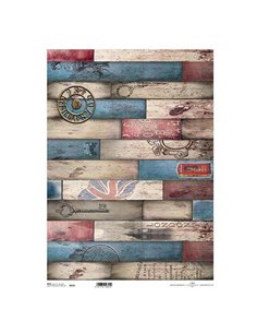 Ριζόχαρτο "pattern" 42x29.7εκ.   (ITD-R022L)