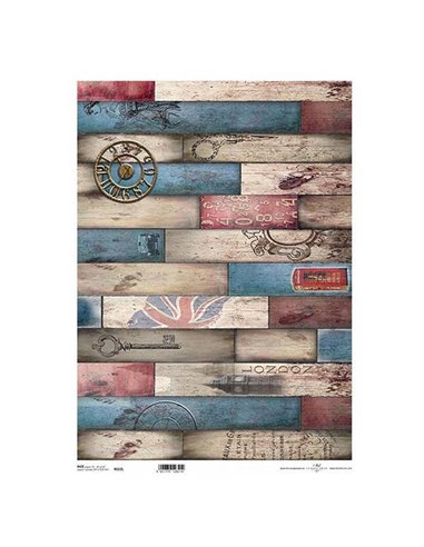 Ριζόχαρτο "pattern" 42x29.7εκ.   (ITD-R022L)