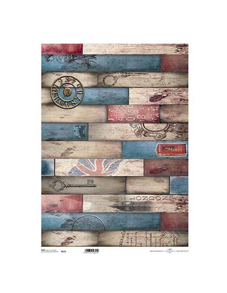 Ριζόχαρτο "pattern" 42x29.7εκ.   (ITD-R022L)