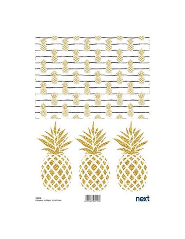 Next ριζόχαρτο "pineapple" 21x29εκ.