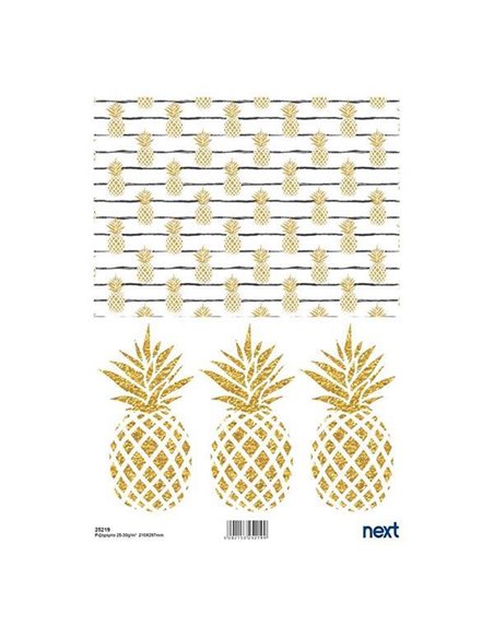 Next ριζόχαρτο "pineapple" 21x29εκ.