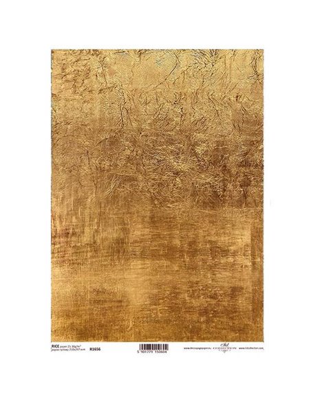 Ριζόχαρτο "gemstones gold" 21x29.7εκ.   (ITD-R1656)