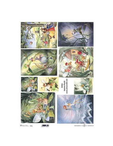 Ριζόχαρτο "fairies" 42x29.7εκ.   (ITD-R096L)