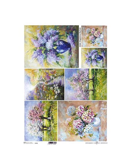 Ριζόχαρτο "painting 2" 42x29.7εκ.   (ITD-R102L)