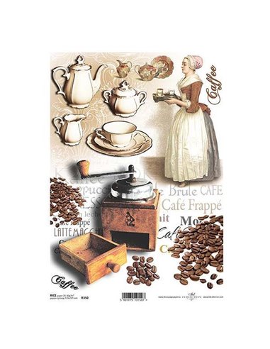 Ριζόχαρτο "coffee" 21x29εκ.   (ITD-R350)
