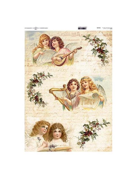 Ριζόχαρτο "angels" 42x29.7εκ.   (ITD-R160L)