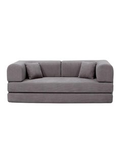 Compressed Nextdeco καναπές-κρεβάτι σκούρο γκρι 200x100x75εκ.