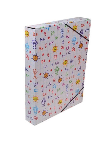 Νext κουτί με λάστιχο "Γράμματα - αριθμοί" Υ33.5x25x5εκ.