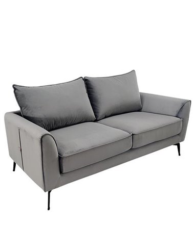 Καναπές διθέσιος Nextdeco Harold γκρι Y87x180x88εκ.