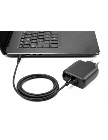 DELOCK καλώδιο τροφοδοσίας 87972, USB-C σε HP 7.4x5.0mm, 1.5m, μαύρο