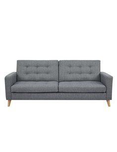 Καναπές κρεβάτι τριθέσιος Nextdeco Soho γκρι Υ81x201x90εκ.