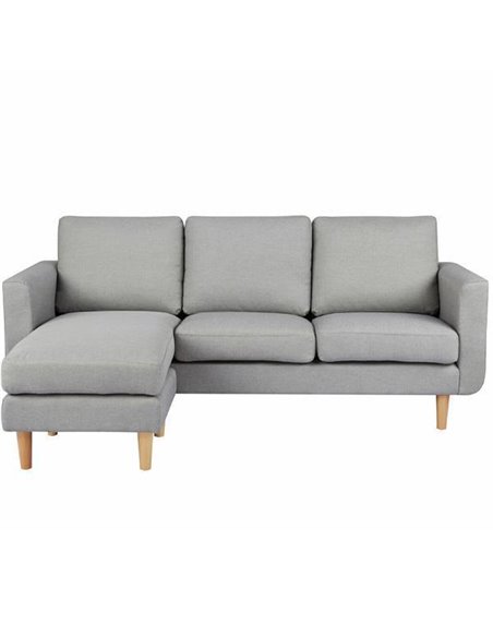 Καναπές γωνιακός Nextdeco Flex γκρι Υ83x197x137εκ.