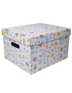 Νext κουτί "Γράμματα - αριθμοί" Α4 Υ19x30x25,5εκ.