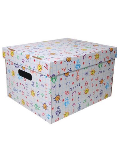 Νext κουτί "Γράμματα - αριθμοί" Α4 Υ19x30x25,5εκ.