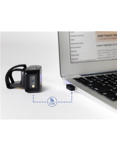 DELOCK USB dongle 61052 για Delock ασύρματα barcode scanner, 2.4 Ghz