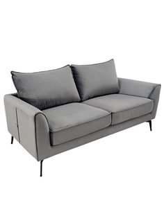 Καναπές τριθέσιος Nextdeco Harold γκρι Y87x219x88εκ.