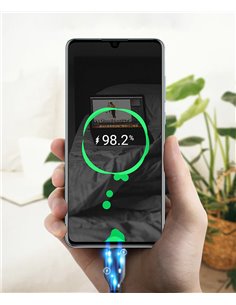 CABLETIME καλώδιο USB-C CT-CM100, 100W PD, E-MARK, 2m, μαύρο