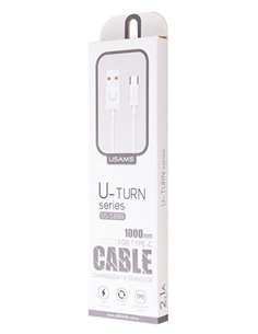 USAMS καλώδιο USB-C σε USB US-SJ099, 2.1A, 1m, λευκό