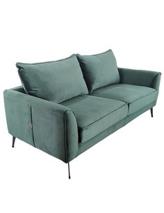 Καναπές διθέσιος Nextdeco Harold πετρόλ Y87x180x88εκ.