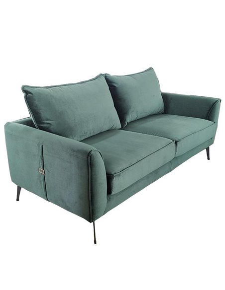 Καναπές διθέσιος Nextdeco Harold πετρόλ Y87x180x88εκ.