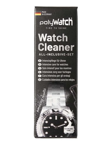 POLYWATCH υγρό καθαρισμού ρολογιού P11017 με 2x πανάκια, 30ml