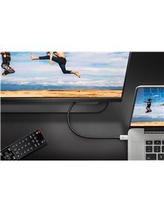 GOOBAY καλώδιο USB-C σε HDMI 60174, HDR, 8K, copper, 2m, μαύρο