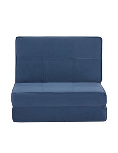 Πολυθρόνα κρεβάτι Nextdeco Flex μπλε Υ62x74x80εκ.