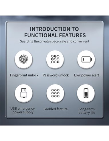 KERONG ηλεκτροπύρος KR-S1030, συνδυασμού & fingerprint, μαύρος