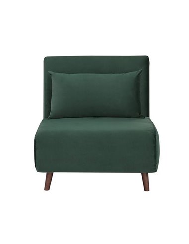 Πολυθρόνα κρεβάτι Nextdeco Stockholm πράσινο Υ90x76x81εκ.