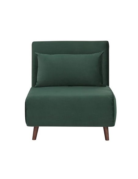 Πολυθρόνα κρεβάτι Nextdeco Stockholm πράσινο Υ90x76x81εκ.