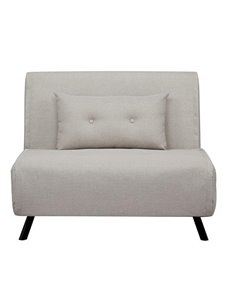 Πολυθρόνα κρεβάτι Nextdeco Berlin γκρι Υ92x100x91εκ.