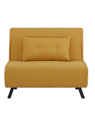Πολυθρόνα κρεβάτι Nextdeco Berlin μουσταρδί Υ92x100x91εκ.