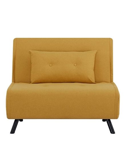 Πολυθρόνα κρεβάτι Nextdeco Berlin μουσταρδί Υ92x100x91εκ.