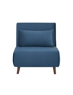 Πολυθρόνα κρεβάτι Nextdeco Stockholm μπλε Υ90x76x81εκ.