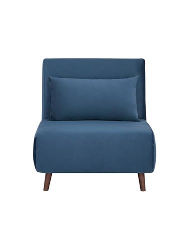 Πολυθρόνα κρεβάτι Nextdeco Stockholm μπλε Υ90x76x81εκ.