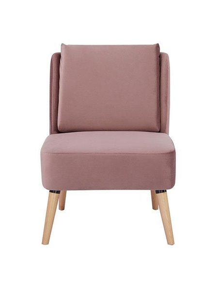 Πολυθρόνα Nextdeco London ροζ Υ82x61x75εκ.
