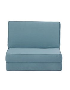 Πολυθρόνα κρεβάτι Nextdeco Flex ανοιχτό μπλε Υ62x74x80εκ.