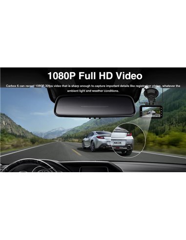 THIEYE κάμερα αυτοκινήτου Carbox 6, 3.0" LCD, 1080p, HDR
