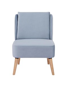 Πολυθρόνα Nextdeco London γαλάζια Υ82x61x75εκ.