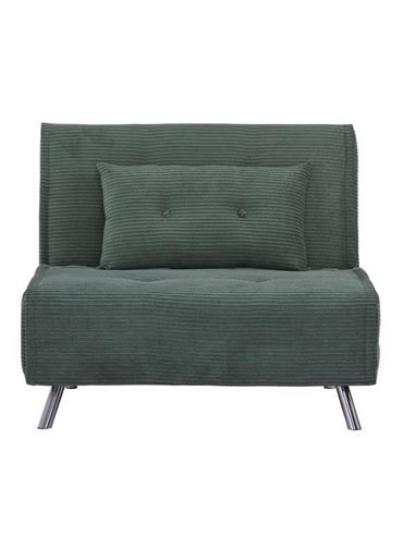 Πολυθρόνα κρεβάτι Nextdeco Berlin σκούρο πράσινο Υ92x100x91εκ.