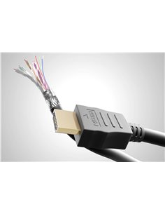 GOOBAY καλώδιο HDMI 2.0 με Ethernet 61158, 10.2Gbit/s, 4K, 1.5m, μαύρο