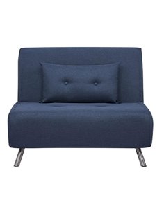 Πολυθρόνα κρεβάτι Nextdeco Berlin denim Υ92x100x91εκ.