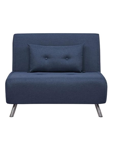 Πολυθρόνα κρεβάτι Nextdeco Berlin denim Υ92x100x91εκ.