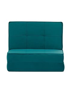 Πολυθρόνα κρεβάτι Nextdeco Flex πετρόλ Υ62x74x80εκ.